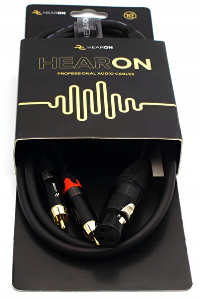 NO BRAND HEARON Select Cable 2x RCA Cinch la XLR Mamă 1.5m Cablu Splitter Y