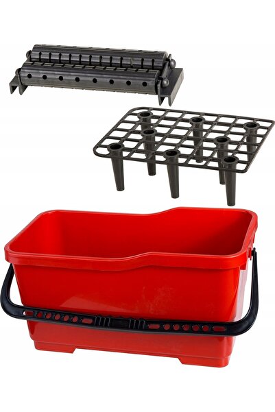 Proline Set de găleți pentru glazură, cutie cu grilă, role