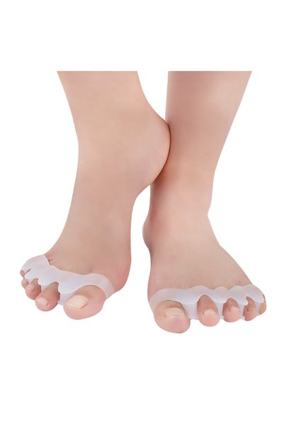 Choice فاصل أصابع القدم من الجل من Pexmen، قطعتان/4 قطع، ناعم للرجال والنساء ...