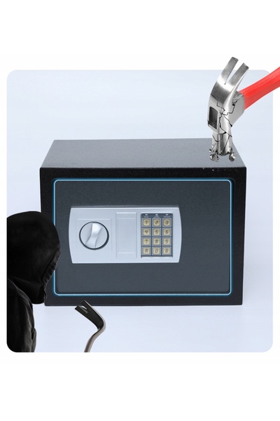 NO BRAND MINI SEIF DIGITAL 8,5 L IGNITOSIGUR IMPERMEABIL PENTRU CASĂ, HOTEL, ...