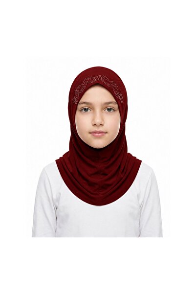 Linda Hijab Kids Instant Rayon Hijab with Rhinestone Design for Girls | Soft ...