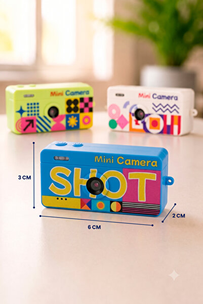 Pikas Joyplus Mini Anahtarlık Dijital Fotoğraf Makinesi Retro Filtreli Mini Video Kamera M9