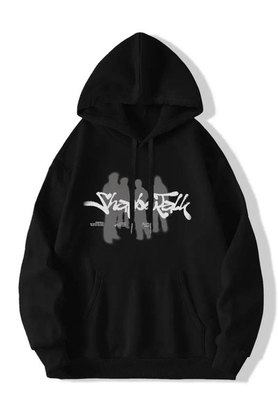 bellanova Unisex Printed Hooded Sweatshirt