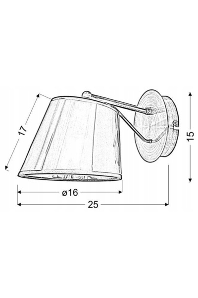 NO BRAND Aplică de perete cu efect de oglindă 40W E14 CORTEZ CANDELLUX
