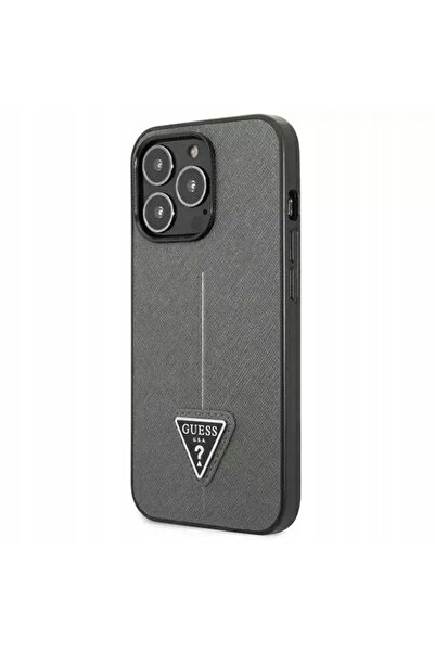 NO BRAND Husă GUESS pentru iPhone 13 Pro Max 6,7 inch, din piele rigidă Saffi...