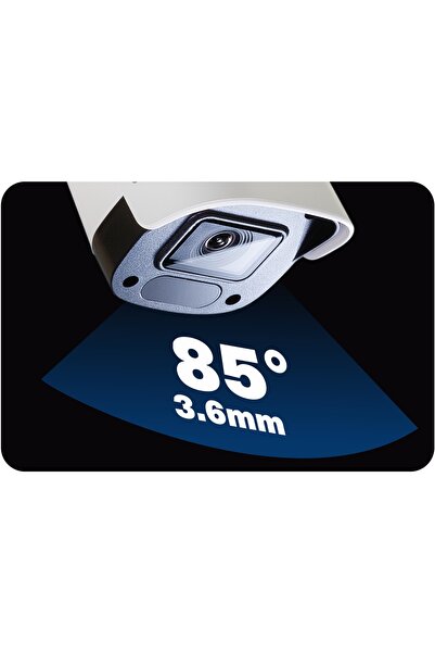 NO BRAND Cameră externă IP PoE 4MPx 30m IR 3.6mm + AUDIO IP66