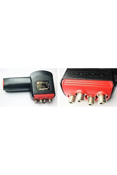 NO BRAND LNB QUAD Bandă Îngustă NC+ CP HD 0.1 dB Convertor Satelit pentru Ant...