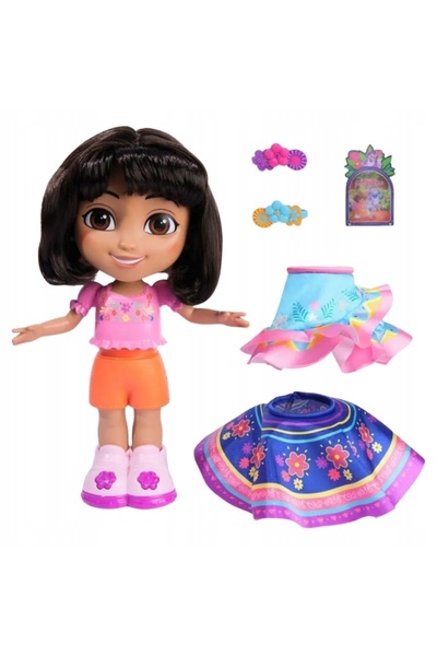 DORA DESCOPERĂ LUMEA PĂPUȘA INTERACTIVĂ DANSATOARE DANCE WITH ME DANCE 30 CM