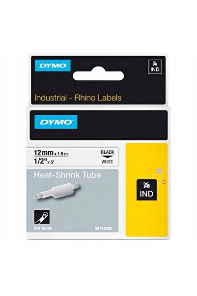 NO BRAND Tub/bandă termocontractabilă RHINO alb 12mm/1.5m