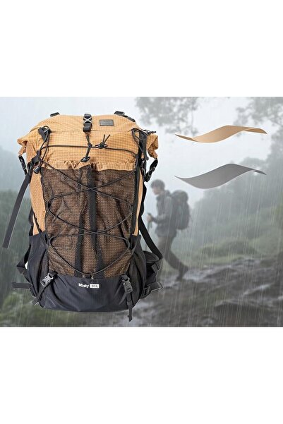 Qunature Rucsac turistic trekking 30 + 5L impermeabil 600094001 H55 Kaki