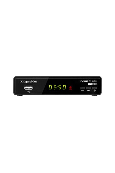Kruger&Matz KM0550D tuner TV, decodor TV digital DVB-T2 cu telecomandă