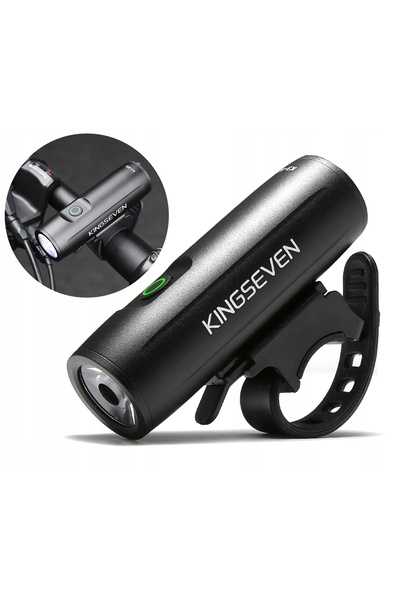 KINGSEVEN Lampă LED frontală bicicletă 400lm lanternă 2000mAh