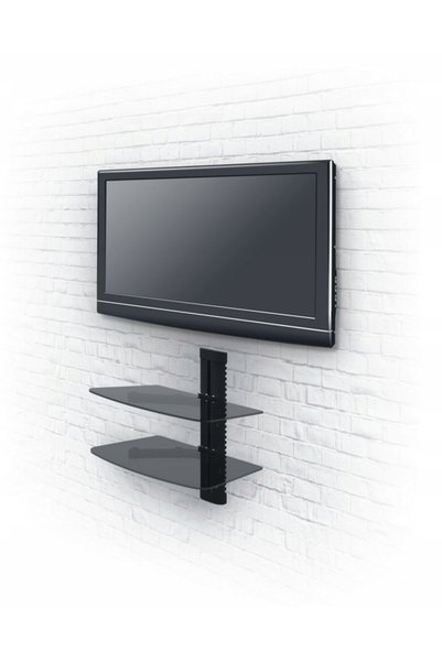 NO BRAND RAFOLĂ DUBLĂ DE PERETE PENTRU TV ȘI TUNER TV BYDGOSZCZ
