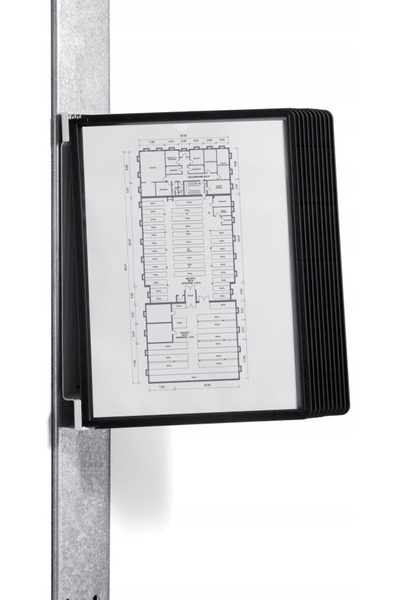 NO BRAND SUPORT DE PERETE MAGNETIC PENTRU 10 PANOURI A4 Durable