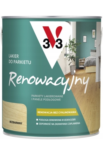 NO BRAND V33 Lac pentru renovarea pardoselilor din parchet, mat, 5L