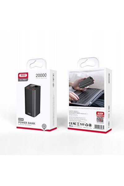 NO BRAND PowerBank XO 20000 mAh 4 x USB 65W Power Bank 2 x Prize USB 2 x USB-C