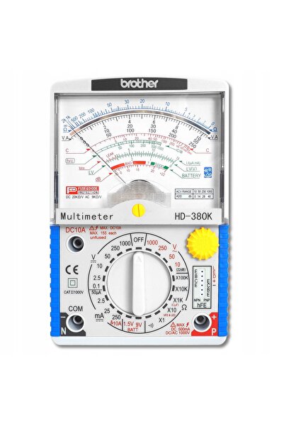 Brother MULTIMETRU ANALOGIC PROFESIONAL HD-380K TEST CU Buzzer HFE