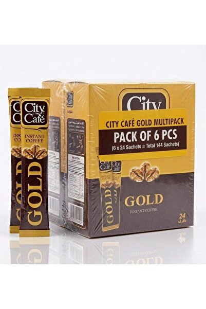 City Cafe City Café Instant Coffee Gold 24x2g (Pack of 6 Pcs)