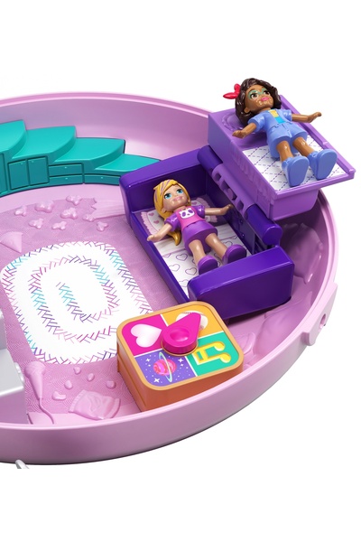 Polly Pocket Set Figurină Compactă Safari în Junglă + Accesorii