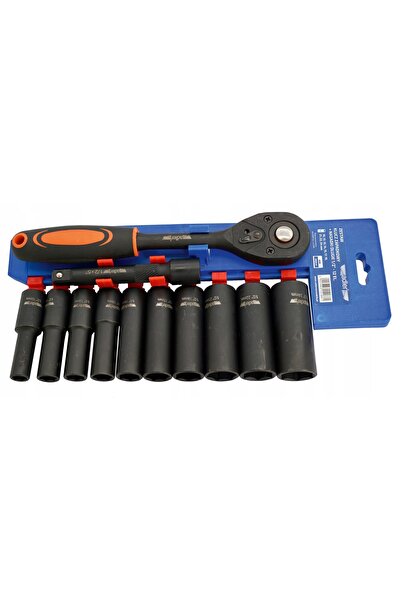 adler SET CHEI CU CĂLCĂNĂ ȘI CHEI TUBULARE LUNGI 1/2 "-12 țoli