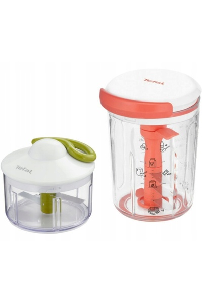 TEFAL Tocător rapid în 5 secunde, mixer de 500ml, mixer de aluat portabil, 900ml