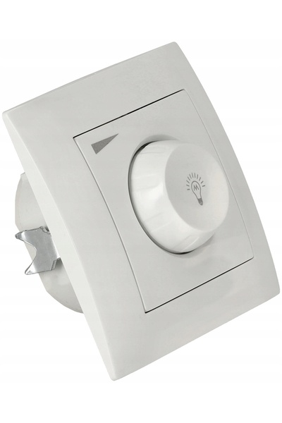 NO BRAND Dimmer rotativ încastrat pentru becuri LED, 16 A, 230 V
