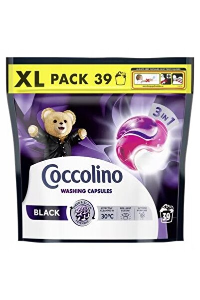 Coccolino Capsule XL 3-în-1 pentru spălarea țesăturilor negre și închise la c...