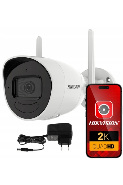 Hikvision Cameră WiFi de exterior 4MPX DS-2CV2041G2-IDW cu microfon și difuzor