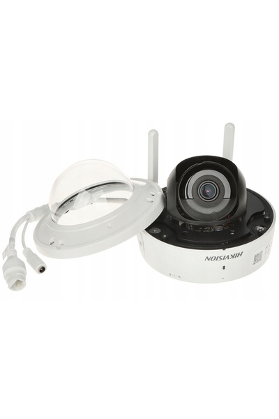 Hikvision Cameră WiFi 4MP DS-2CV2141G2-IDW de exterior cu audio, IR 30m