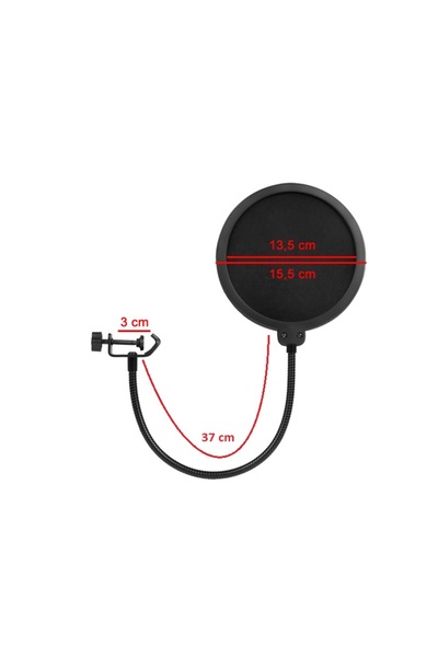NO BRAND PULUZ Microfon Condenser de Studio cu Fir USB și Suport pentru Trepi...