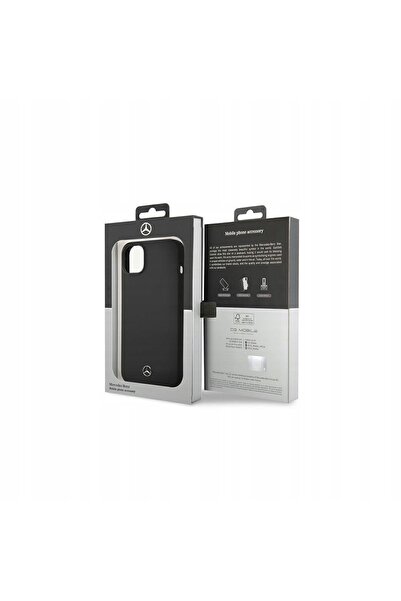 MERCEDES MEHCP14MSILBK iPhone 14 Plus / 15 Plus 6.7 " negru/negru rigid