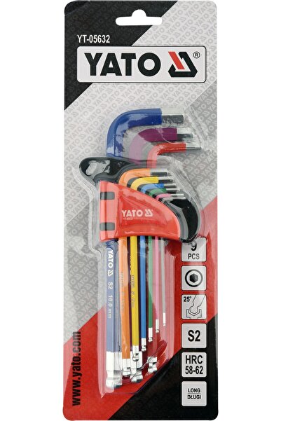 yato Set chei hexagonale 1,5-10mm 9 piese + TORX T10-T50 9 bucăți