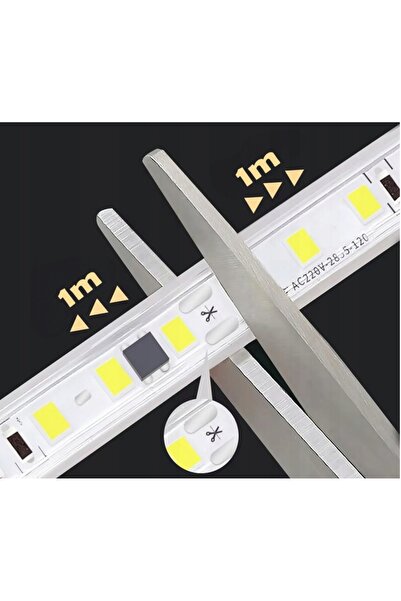 NO BRAND KIT bandă LED SMD 220V 230V 40m 4000K ALB NEUTRU Sursă de alimentare...