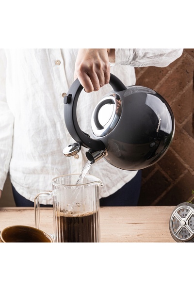 Klausberg Ceainic fluierător din oțel de 3.0 L cu mâner soft-touch, grafit