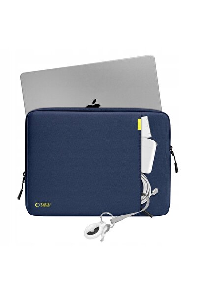 HOFI Husă Tech-Protect Defender pentru laptop 15-16 inci, bleumarin
