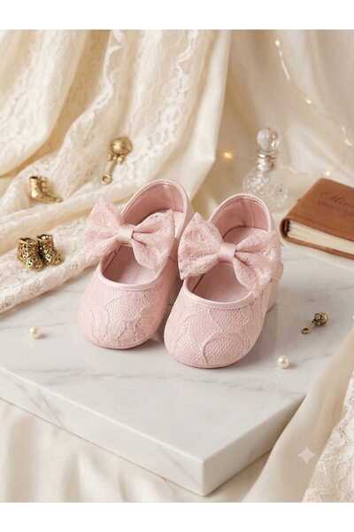 hira kids collection Baby Girls Lace-Up Anti-Slip Soft Sole Booties Shoes
