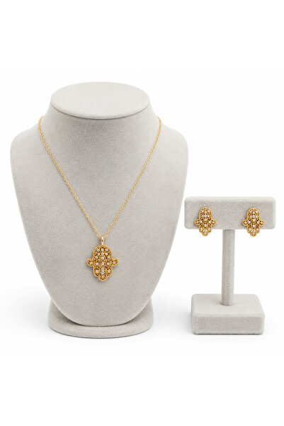 BELLA CİAO Gold-Tone Crystal Jewelry Set – Design 6