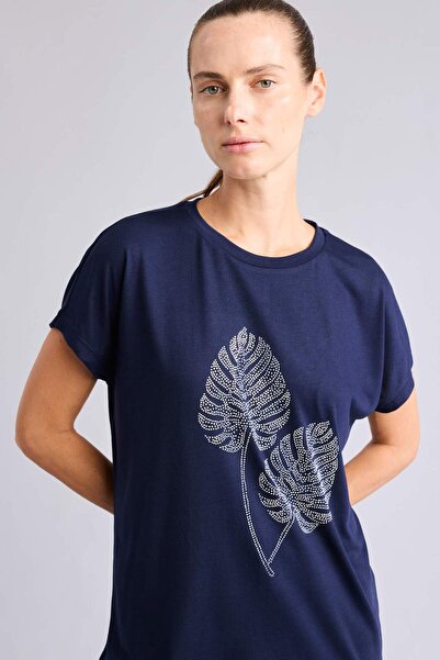 DeFacto Tricou cu mânecă scurtă cu imprimeu Stone, cu guler rotund H1182AX26AU