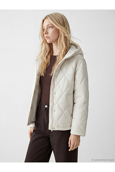 LC Waikiki Hooded Quilted Women's Puffer Coat
