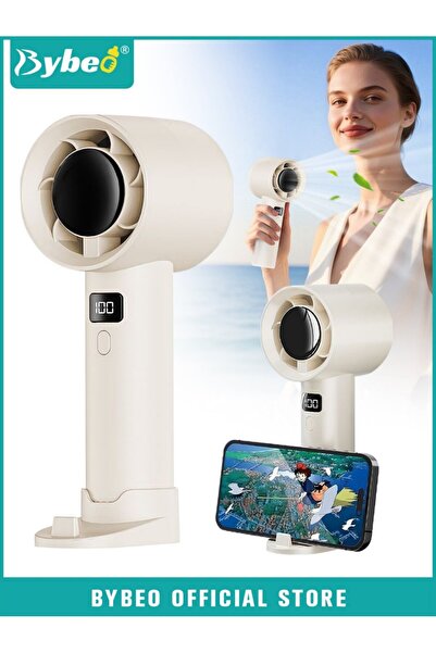 BYBEO Portable Handheld Turbo Fan, USB Rechargeable Personal Fans, Mini Pocke...