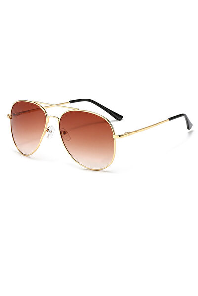 choice2 No Box Gold Tea Fashion Pilot Sunglasses for Women Men Classic Eyewea...