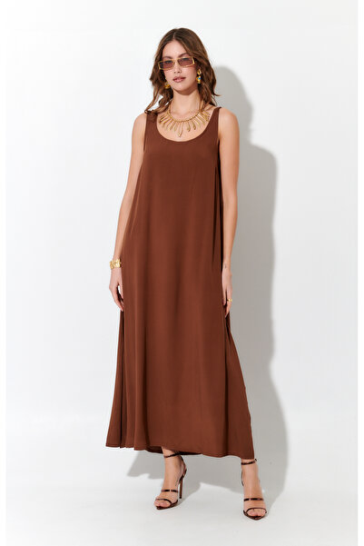 OEM Γυναικείο Αμάνικο Maxi Φόρεμα από 100% Rayon