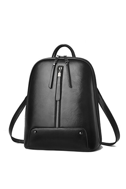 OEM Rucsac/geanta de mana pentru femei (negru), rucsac vintage din piele ulei...