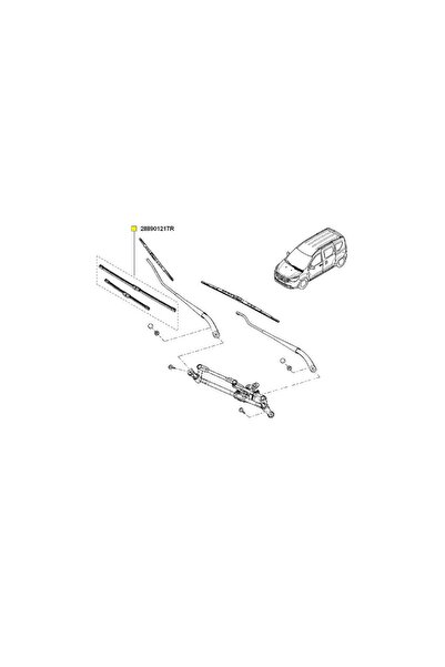 Skin Generics SET LAMELE STERGATOR 550/400 MM Renault 288901217R