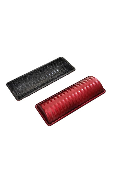 Perfect Home Tavă de copt tip chec (őzgerinc) Metal Red Line, cu strat antiad...