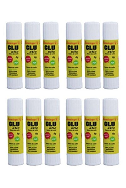 Flamingo Glu Stick High Viscosity Glue Stick | Pack of 12 Pcs | Each Glue Sti...