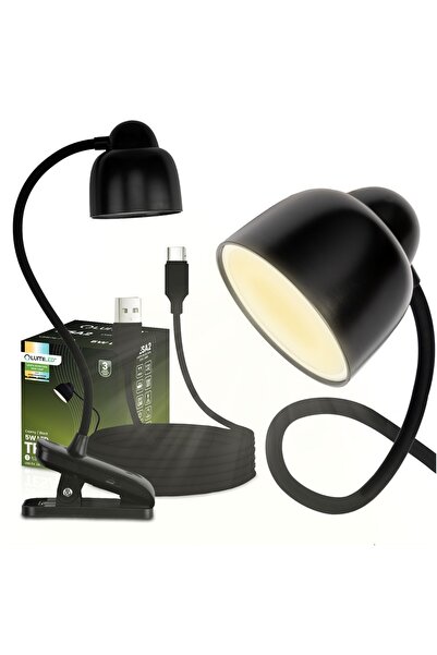 Lumiled TESA 2 Lampă de birou LED neagră 5W CCT pentru desen și școală