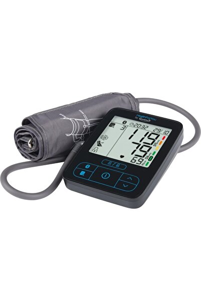 sensiplast Tensiometru de braț cu Bluetooth ®   pentru transmiterea datelor de măsurare și a analizei grafice către dispozitivul dumneavoastră, cu Bluetooth pentru transmiterea datelor de măsurare și a analizei grafice