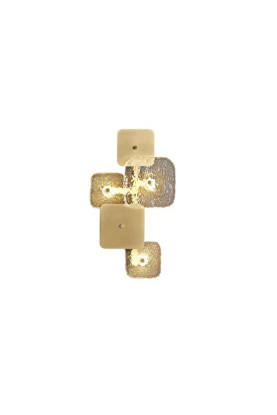 ٍSiera Light Wall-mounted Kobok Golden and Square Glass W 6793