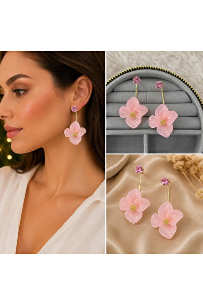 Bozhi Flower Elegant Earrings Daily Elegance Gift Steel
